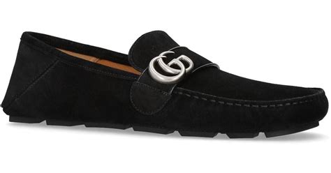 gucci driving shoes suede|Gucci driving loafers.